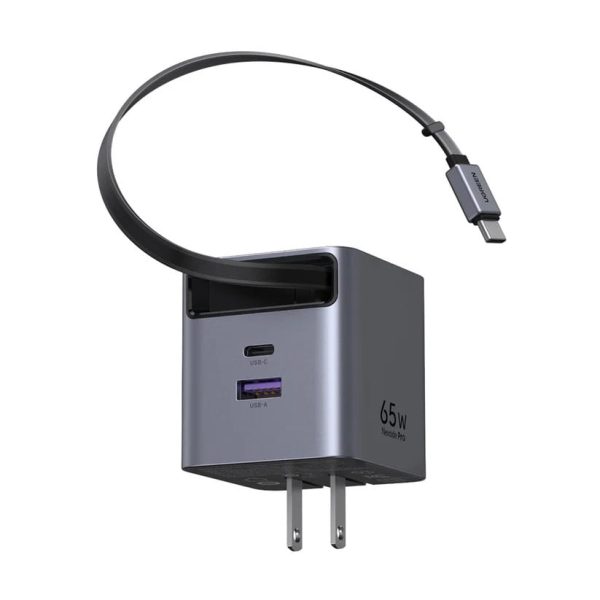 UGREEN X615 Nexode Pro 65W GaN Fast Charger with Retractable Cable