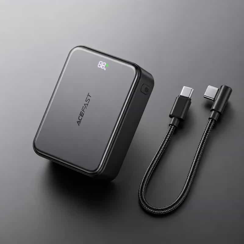 Acefast 22.5W PD QC 10000mAh Power Bank With Display and Cable (M28)