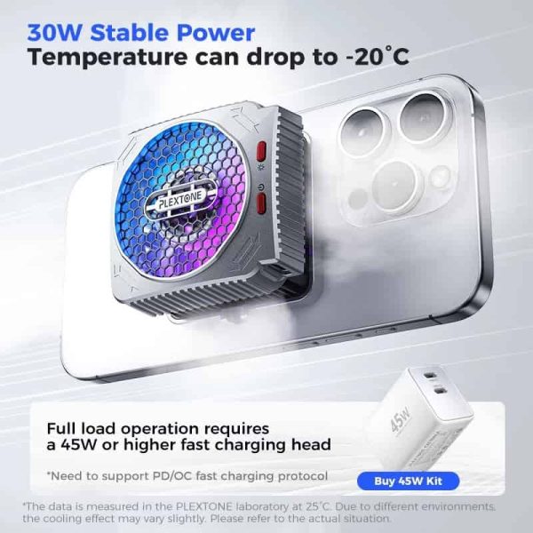 Plextone MX2 27W Magnetic/Back Clip Phone Cooler