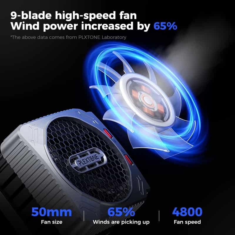 Plextone MX2 27W Magnetic/Back Clip Phone Cooler