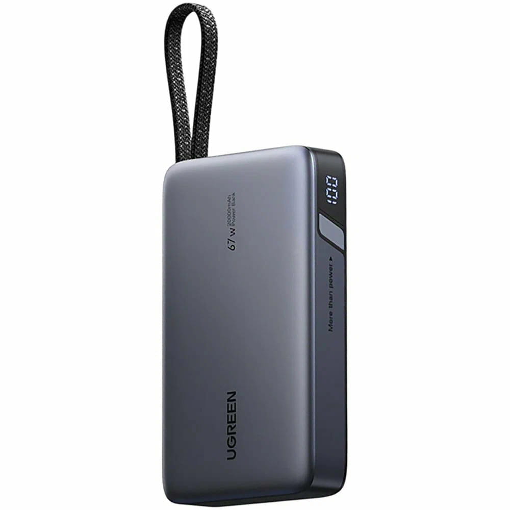 Ugreen Nexode PB550 20000mAh 67W Power Bank with Built-in Cable (55996)