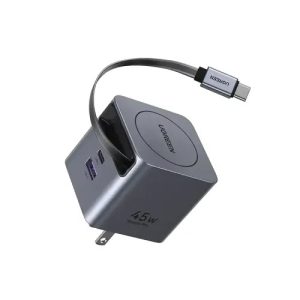 UGREEN X614 Nexode Pro 45W GaN Fast Charger with Retractable Cable