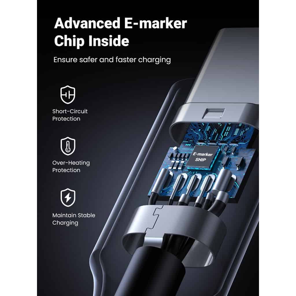 UGREEN L502 USB-C to USB-C PD 100W 5A Fast Charging Braided Cable