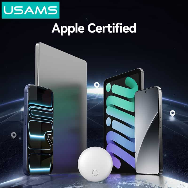 USAMS ZB357 Mini Tracker Apple Certified & Genuine Works With Apple Find My