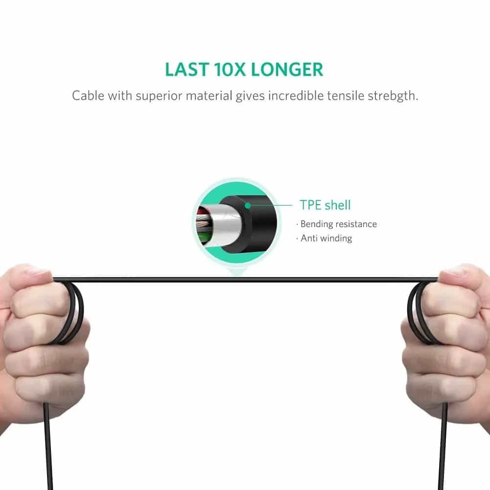 Ugreen USB241 USB-C to USB-B2.0 Printer Cable - 2m