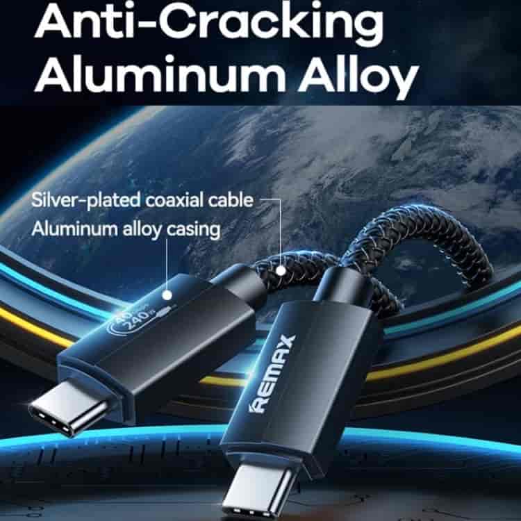 Remax RC-C039 240W Type-c to Type-c Cable 8K 40GBPS Thunderbolt USB 4.0 Cable