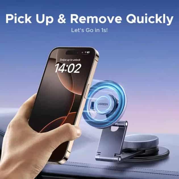 Ugreen LP865 Deshboard Magnetic Car Phone Holder