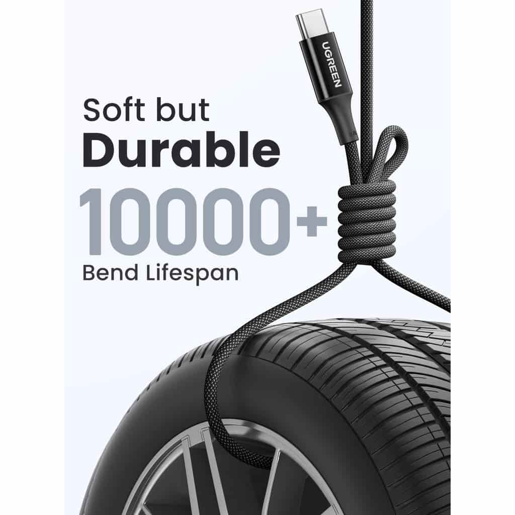 UGREEN L502 USB-C to USB-C PD 100W 5A Fast Charging Braided Cable