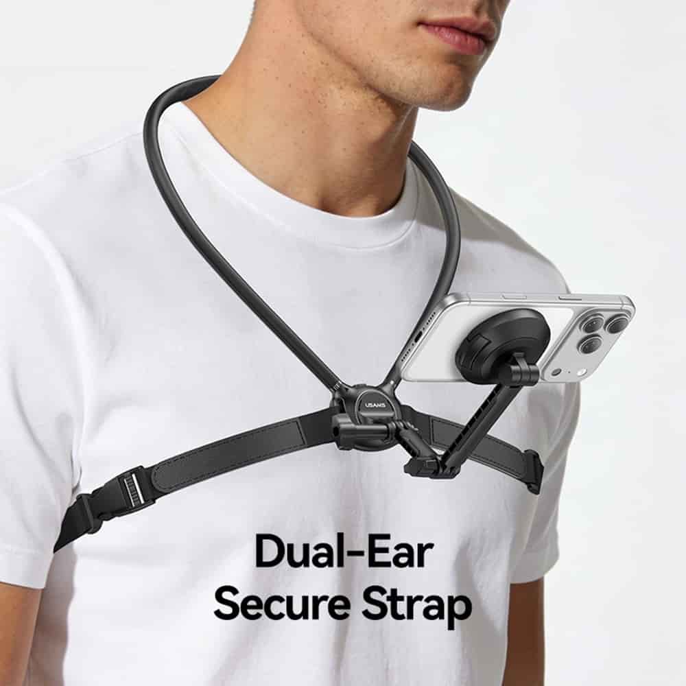 USAMS JOY02 Neck Mount Magnetic Phone Holder