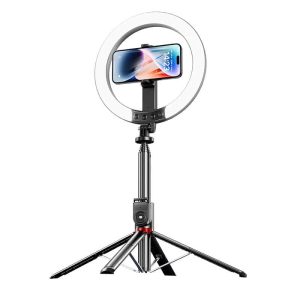 Usams ZB323 10 inch Live Steam Stand With Fill Ring Light