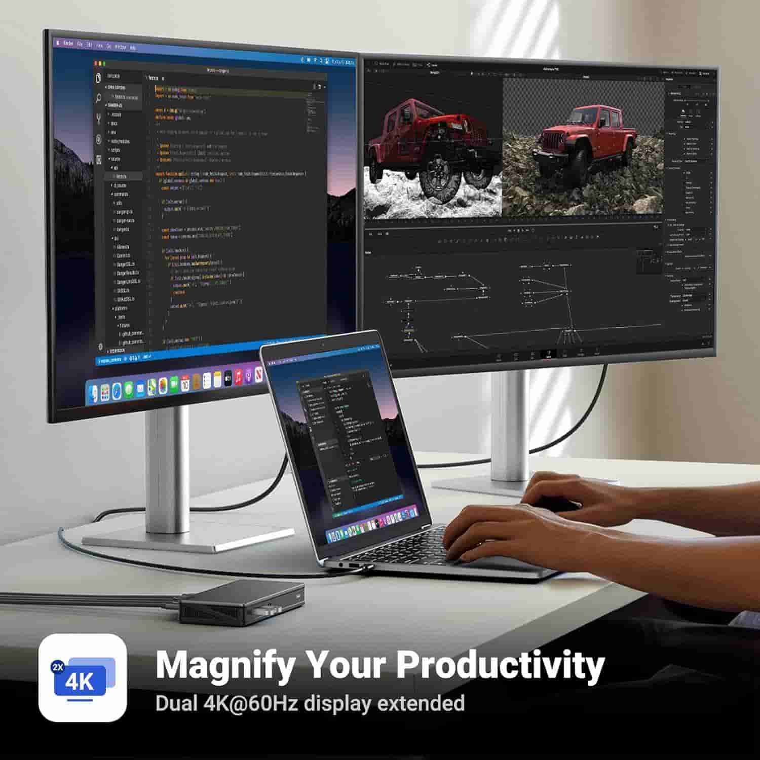 UGREEN CM615 Revodok Pro 9 in 1 USB C Docking Station