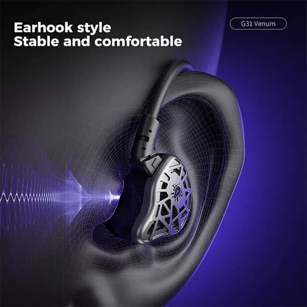 PLEXTONE G31 Venom Gaming Headphones Dynamic Sound with Mic for Esports
