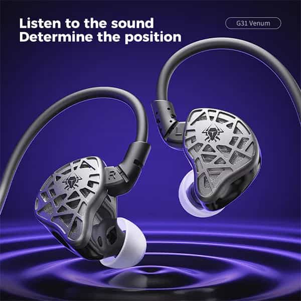 PLEXTONE G31 Venom Gaming Headphones Dynamic Sound with Mic for Esports