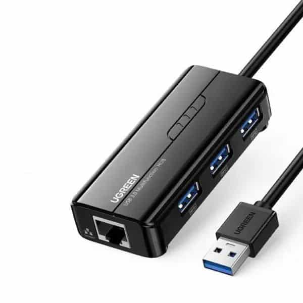 UGREEN (20265) USB 3.0 Multifunctional Hub with Gigabit Ethernet Adapter UGREEN (20265) USB 3.0 Multifunctional Hub with Gigabit Ethernet Adapter