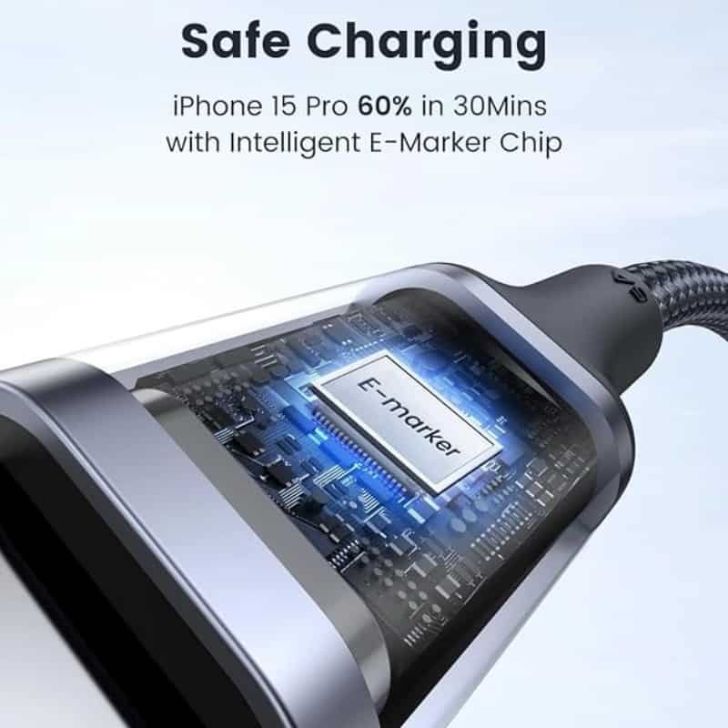 UGREEN L502 USB-C to USB-C PD 100W 5A Fast Charging Braided Cable