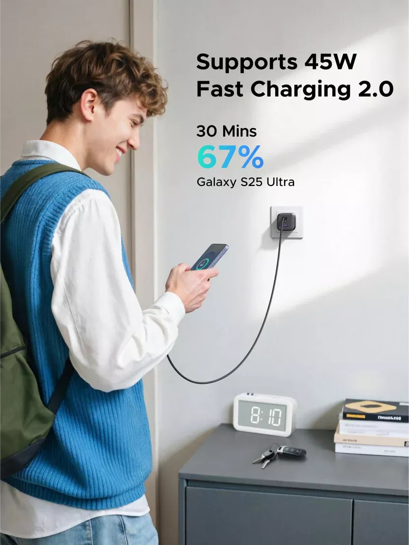 UGREEN X527 45W 3-Port GaN Fast Charger