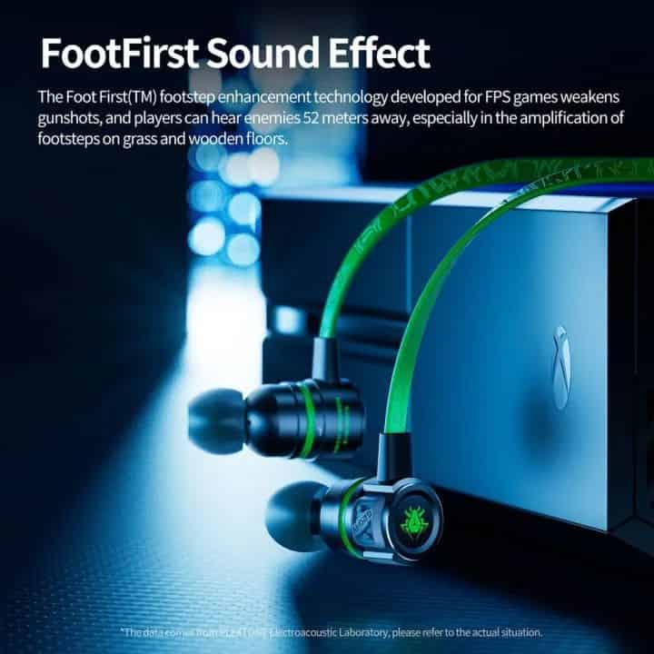 Plextone G20 Mark Custom Tracker E-Sort Driver Footfirst Sound Effect Gaming Earphone