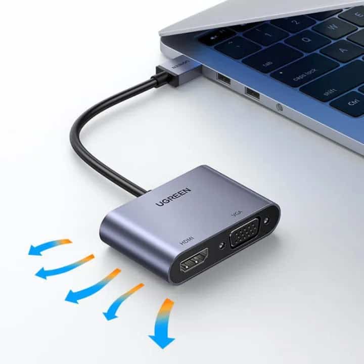 UGREEN CM449 USB 3.0 to HDMI+VGA Converter
