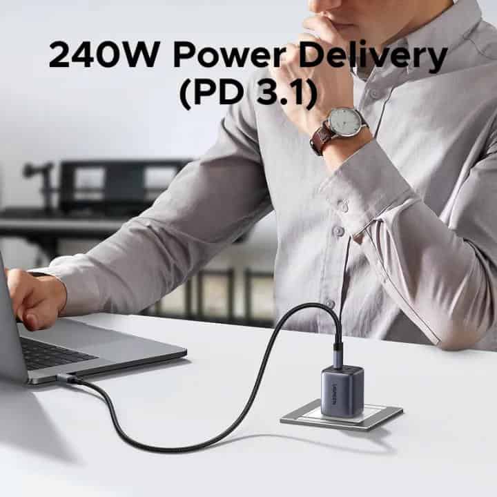 UGREEN L705 PD 240W USB4.0 GEN 3 Charging Data Cable Support 40Gbps Data Transfer 8K 4K HD Video