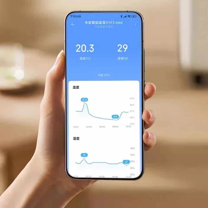 Xiaomi Smart Temperature and Humidity Monitor 3 Mini