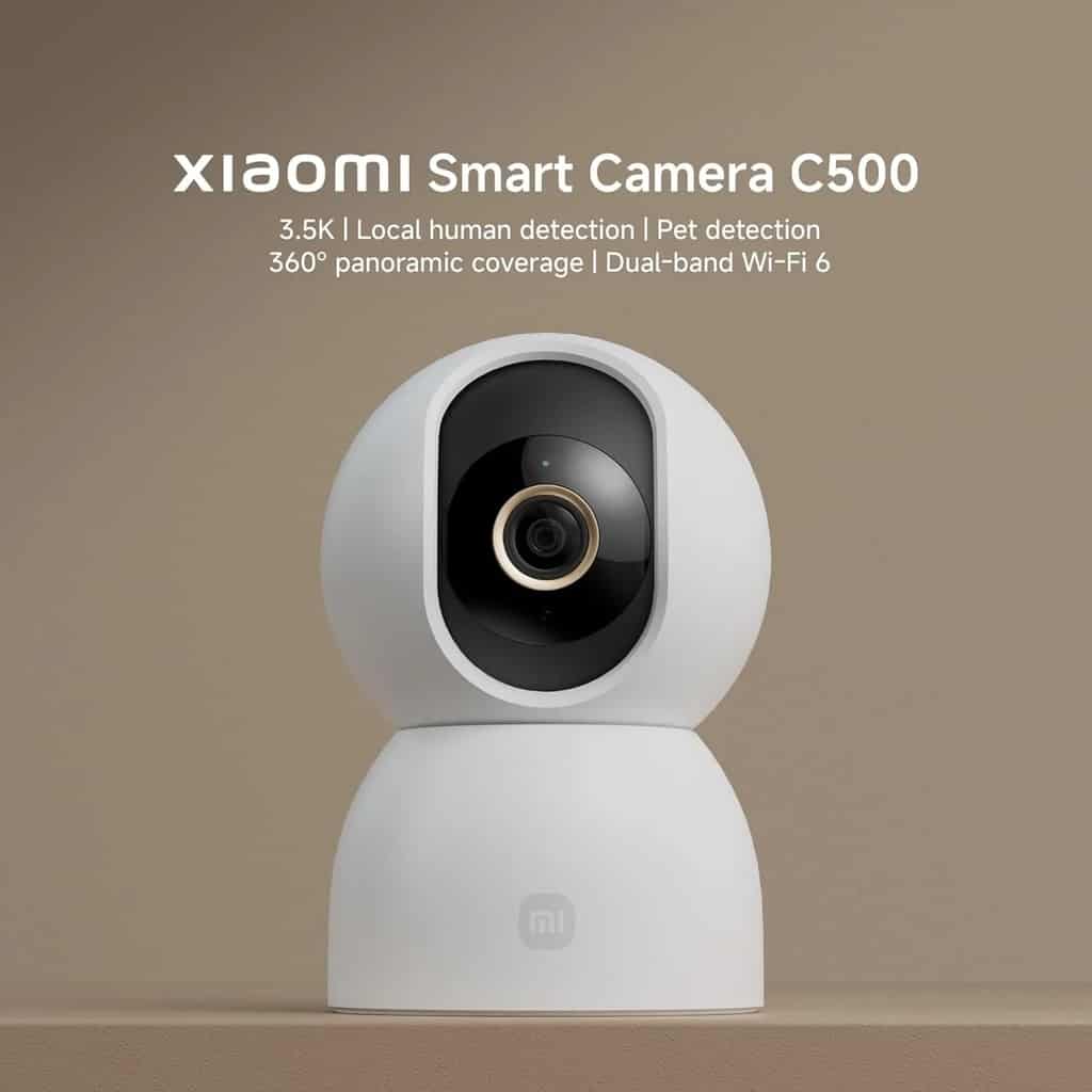 Xiaomi Smart Camera C500 – 3.5K Ultra HD Indoor Security Camera