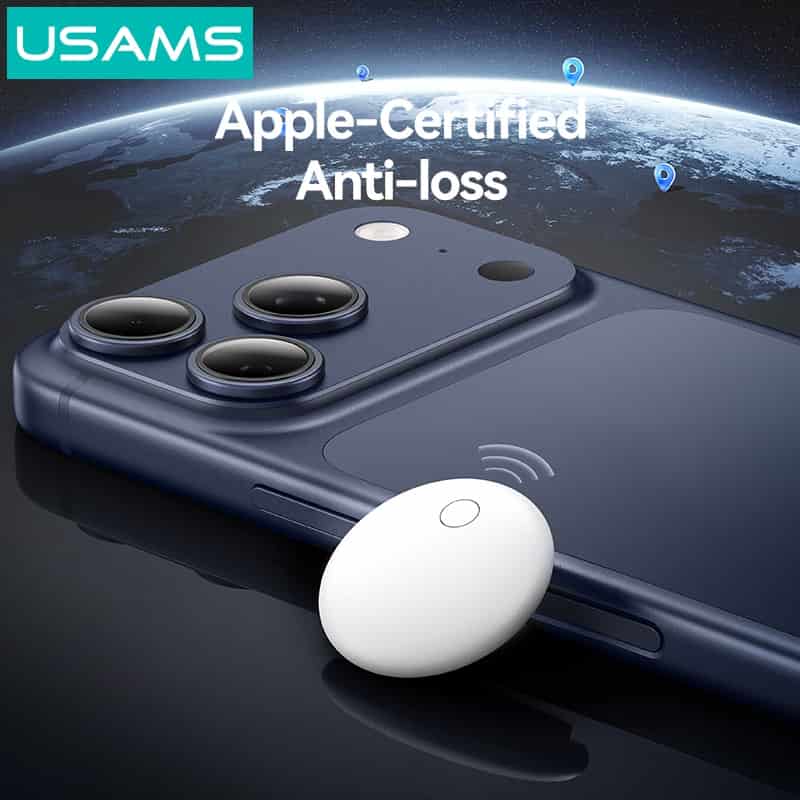 USAMS ZB357 Mini Tracker Apple Certified & Genuine Works With Apple Find My