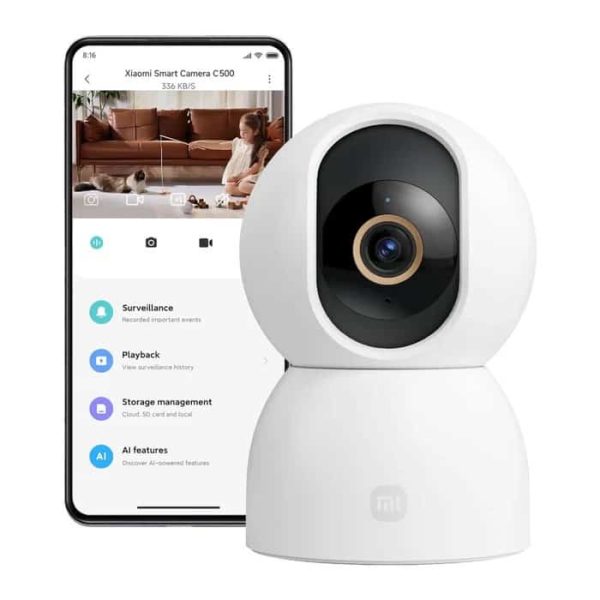Xiaomi Smart Camera C500 – 3.5K Ultra HD Indoor Security Camera