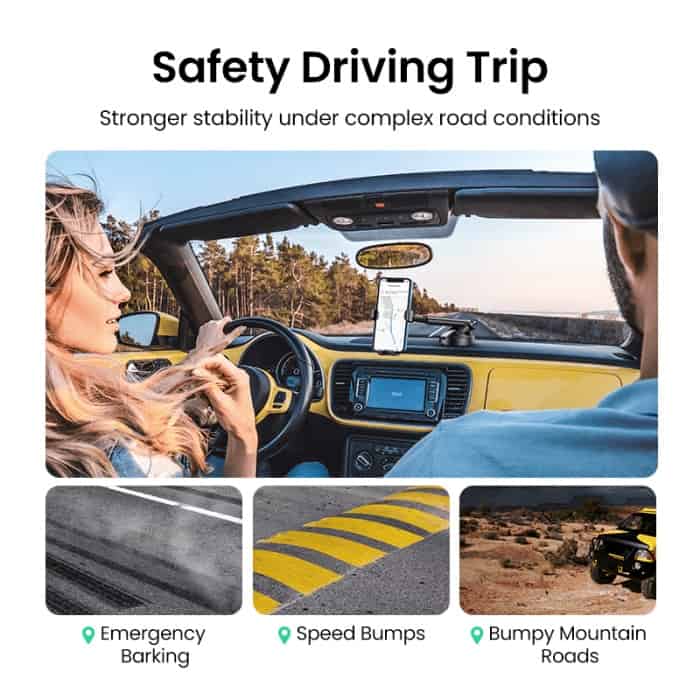 Ugreen LP200 Gravity Car Phone Holder With Suction Cup