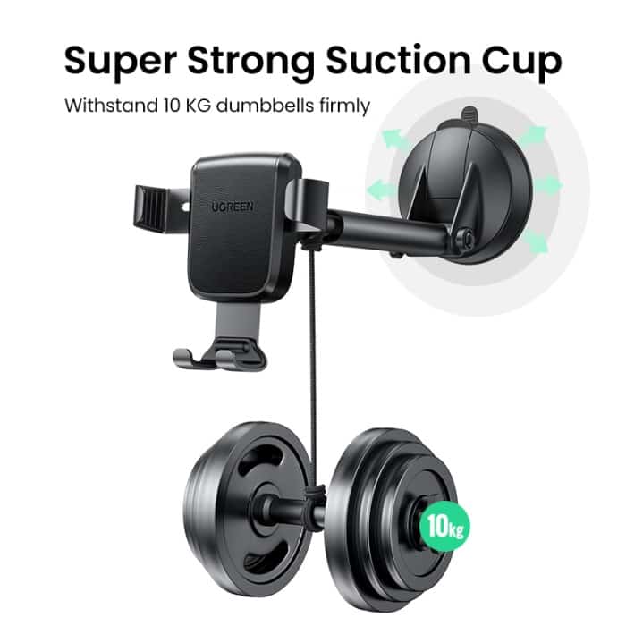 Ugreen LP200 Gravity Car Phone Holder With Suction Cup
