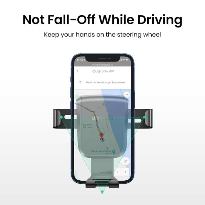 Ugreen LP200 Gravity Car Phone Holder With Suction Cup