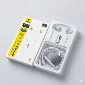 Baseus Encok K1 Karaoke Used Headphones Built-in Ear-Monitoring Wired Microphone