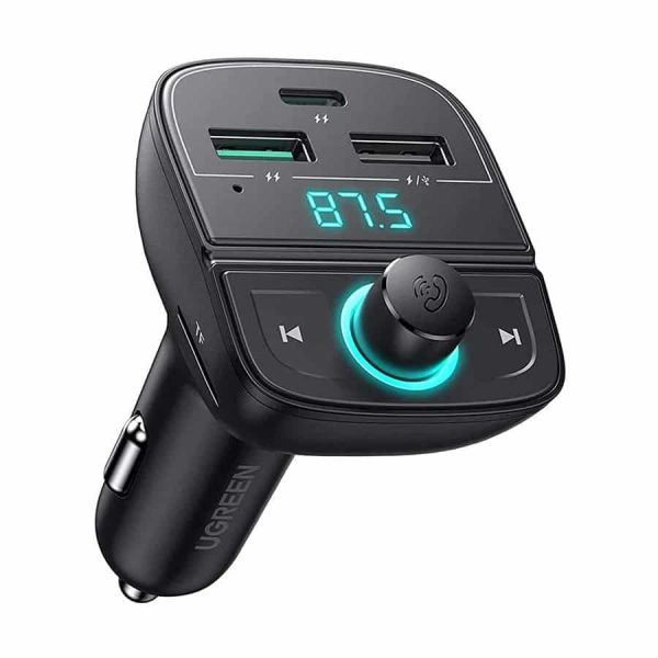 UGREEN (CD229) 31.5W Car Charger With USB, TF, Bluetooth & FM Transmitter UGREEN (CD229) 31.5W Car Charger With USB, TF, Bluetooth & FM Transmitter