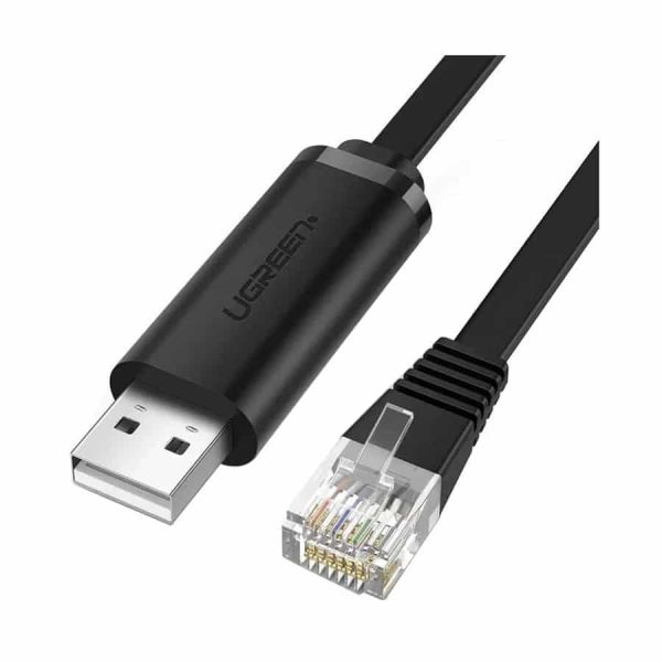 Ugreen CM204 (60813) USB-A to RJ45 Console Cable - 3M Ugreen CM204 (60813) USB-A to RJ45 Console Cable - 3M