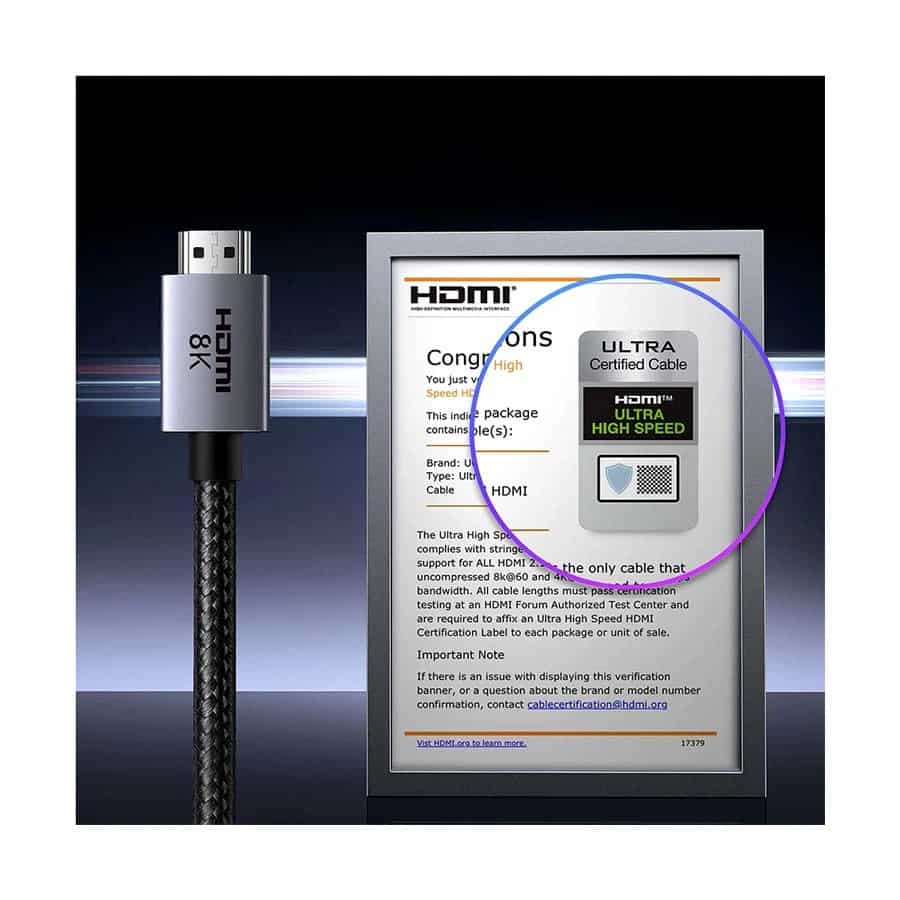 Ugreen HD171 HDR10+ 8k HDMI 2.1 Cable