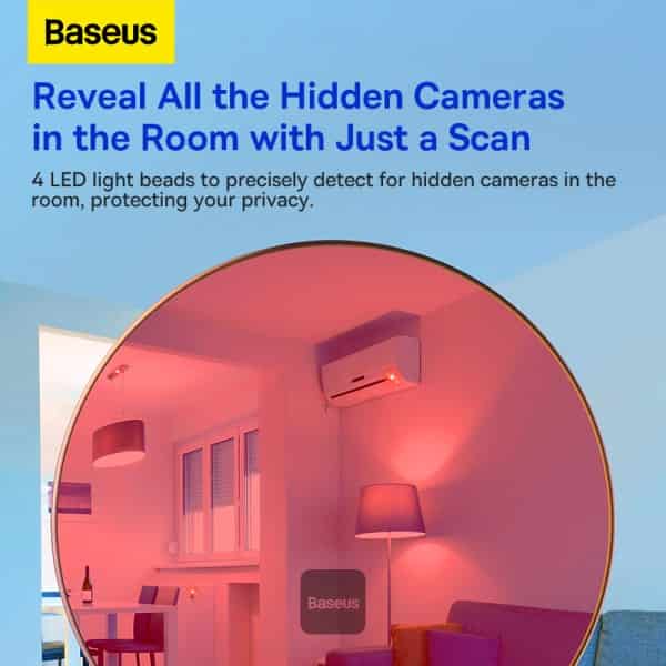 Baseus Heyo Camera Detector Mini Travel Hotel Hidden Camera Finder