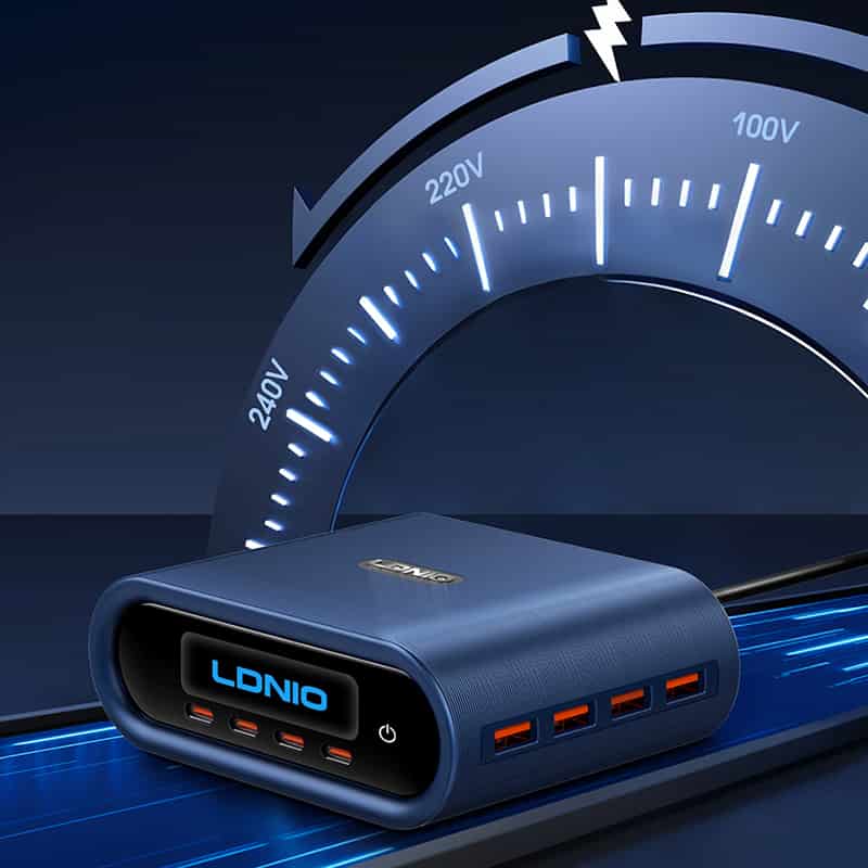 LDNIO Q17 Multi Port GaN 100W Desktop Charger
