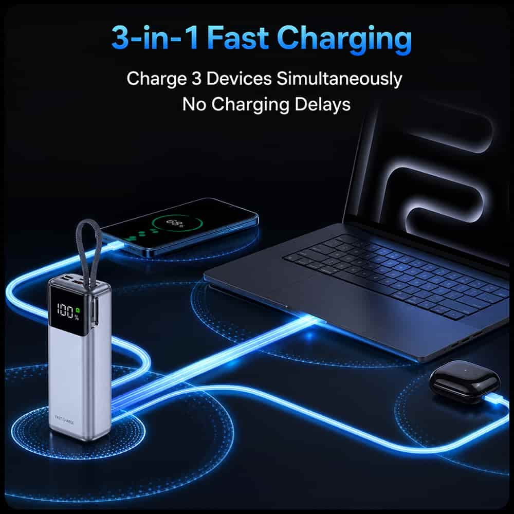 WiWU PM301 Power Mega 130W Fast Charge 20000mAh Power Bank