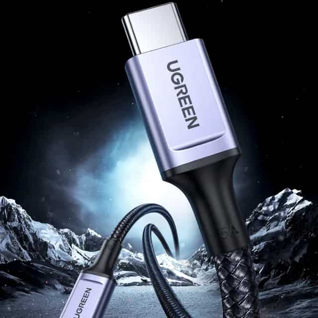 Ugreen US502 100W USB-C Fast Charging Cable - 1.5M