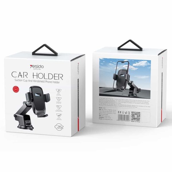 YESIDO C262 Suction Cup Phone Car Holder