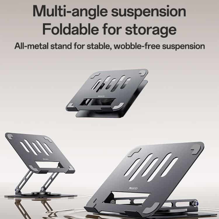 YESIDO LP08 Powerful 360° Rotating Foldable Laptop Stand