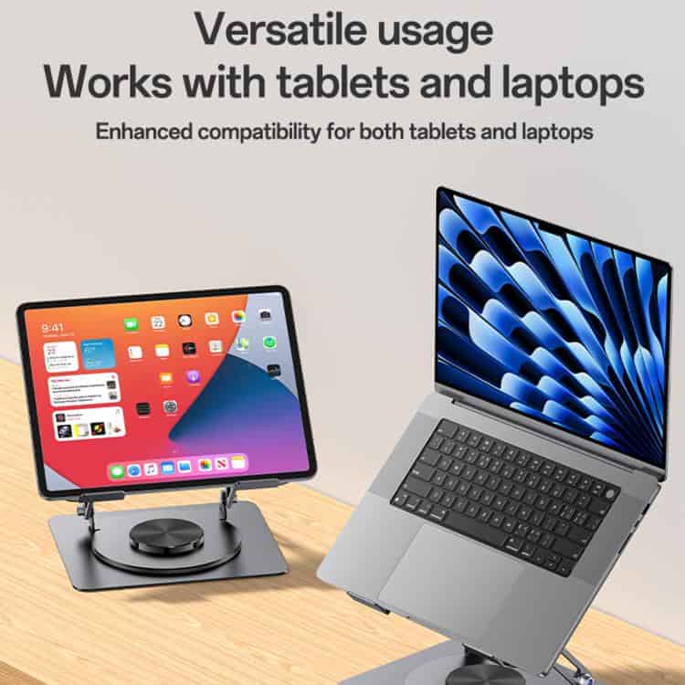 YESIDO LP08 Powerful 360° Rotating Foldable Laptop Stand