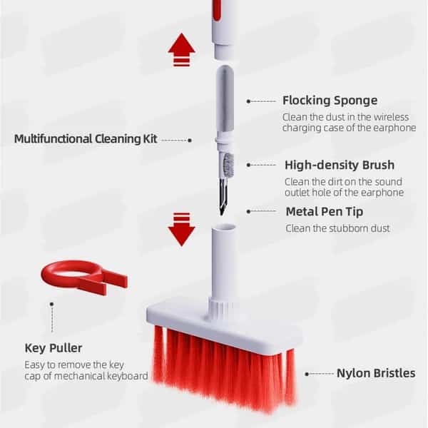 Hagibis (CB01) 5-in-1 Multifunctional Cleaning Brush