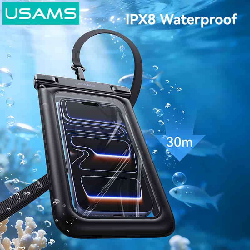 USAMS YD017 7.2-inch Phone Air-cushioned Waterproof Bag