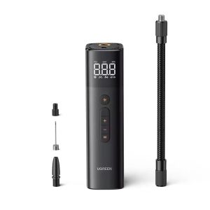 UGREEN Car Air Pump Portable Air Compressor for Car Motorcycles Bicycle Electric Tire Inflator with LCD Digital Display