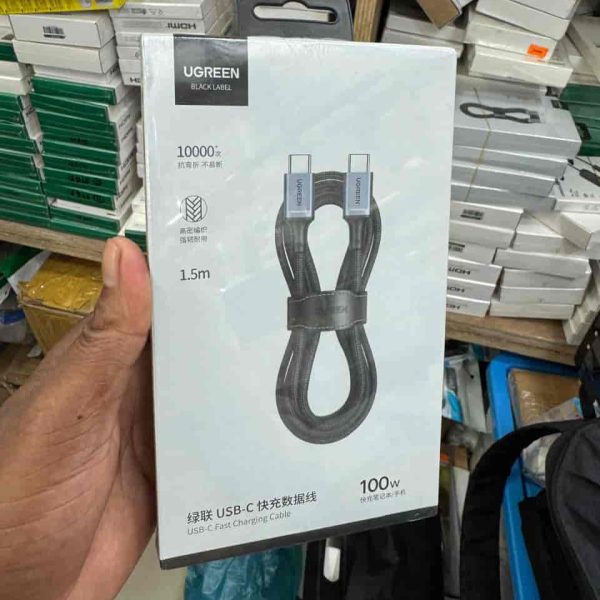 Ugreen US502 100W USB-C Fast Charging Cable - 1.5M
