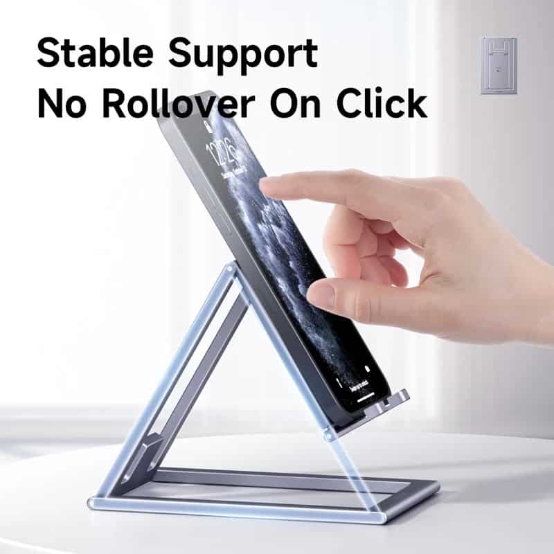 Hagibis ZZ3 Phone Stand Aluminum Cell Phone Adjustable Desk Phone Holder