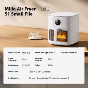 Xiaomi Mijia S1 Smart Household Air Fryer 6L Large Capacity