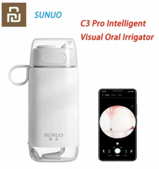Xiaomi SUNUO C3 PRO Dental Care Smart Visual Water Flosser Cordless Oral Irrigator with App