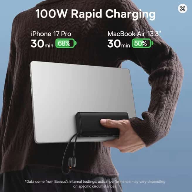 Baseus EnerFill FC41 100W Digital Display 20000mAh Power Bank