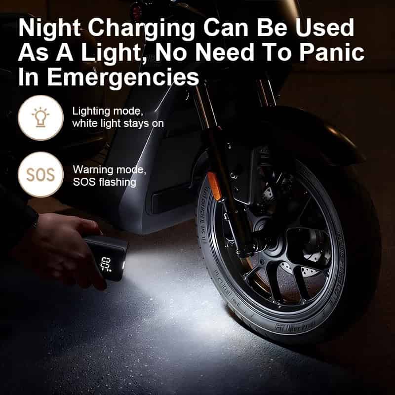 Xiaomi Mijia Portable Air Pump 2000mAh 150psi Electric Air Compressor